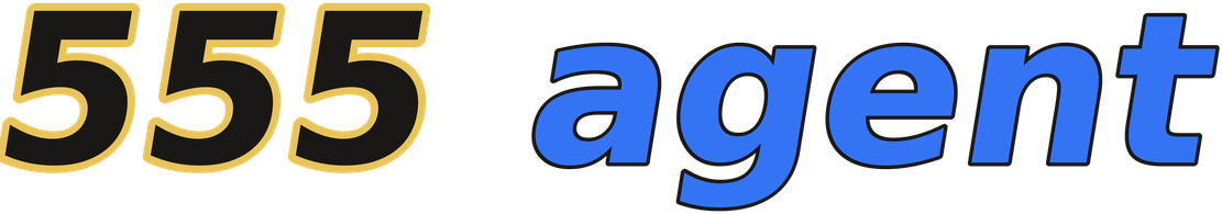 555 agent logo